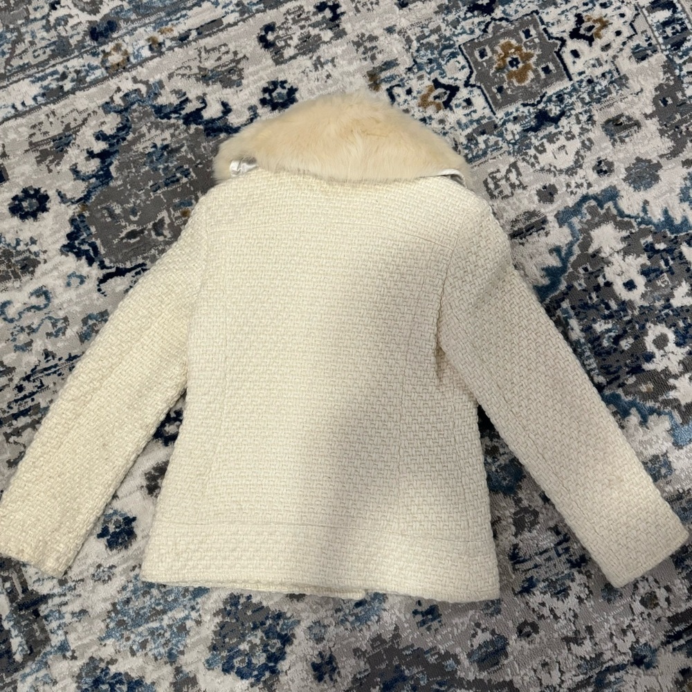 CALVIN KLEIN cream colored cardigan sweater - Picture 6 of 12
